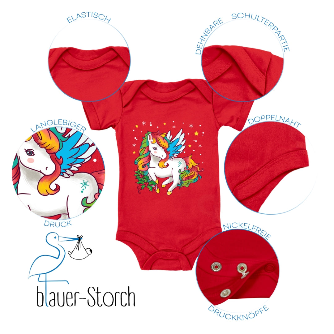 Weihnachtliches Einhorn