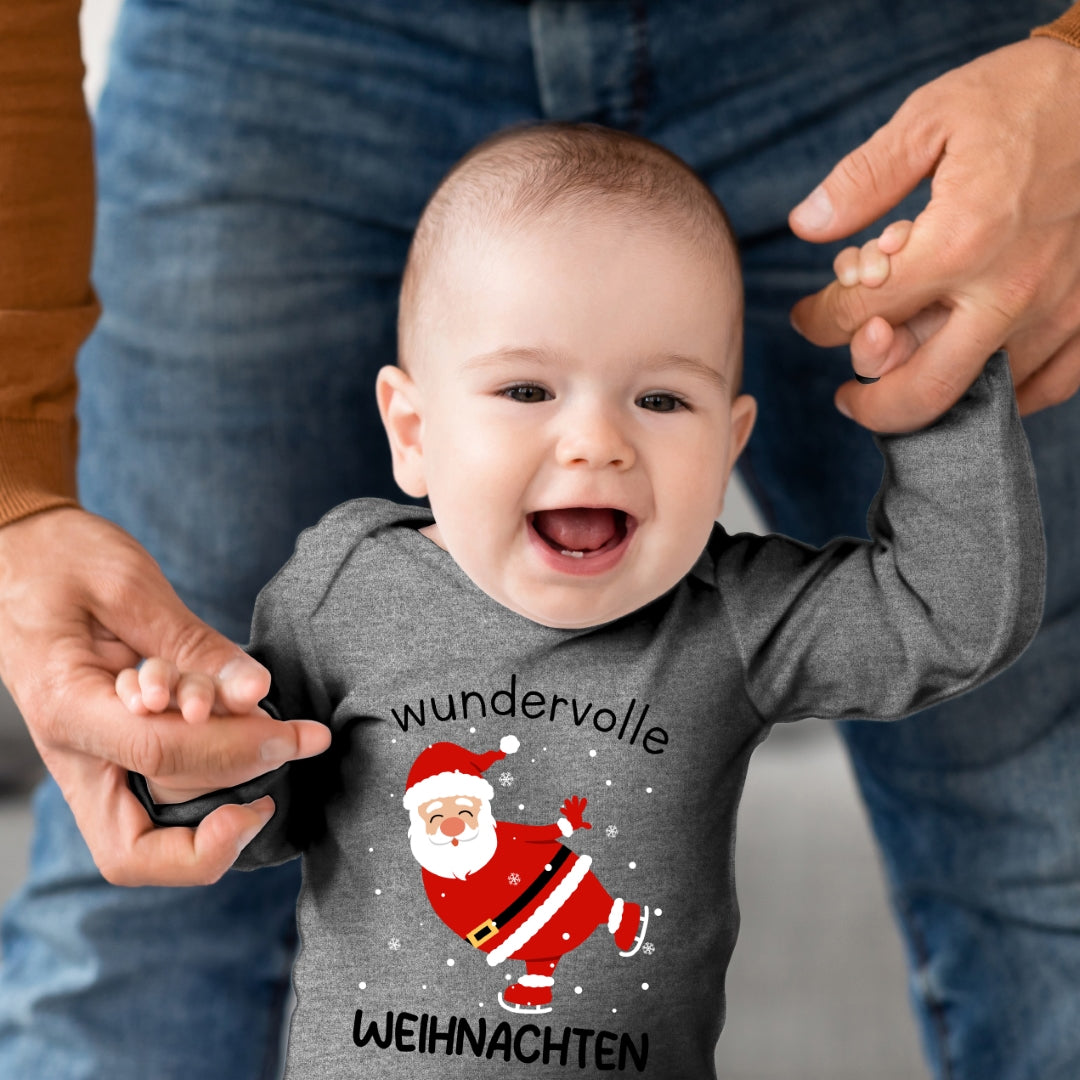 Wundervolle Weihnachten, Weihnachtsmann fährt Schlittschuh