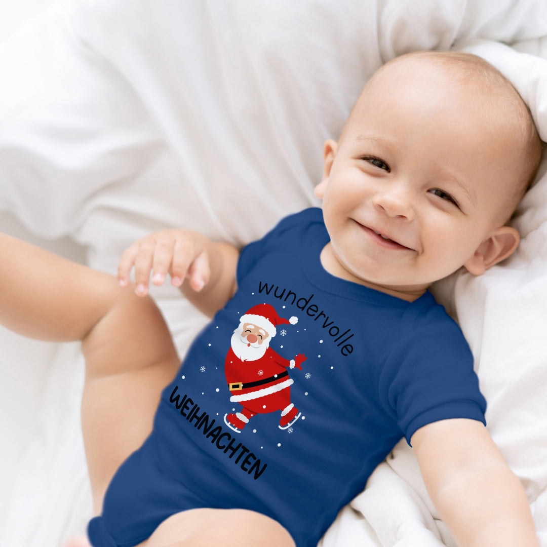 Wundervolle Weihnachten, Weihnachtsmann fährt Schlittschuh