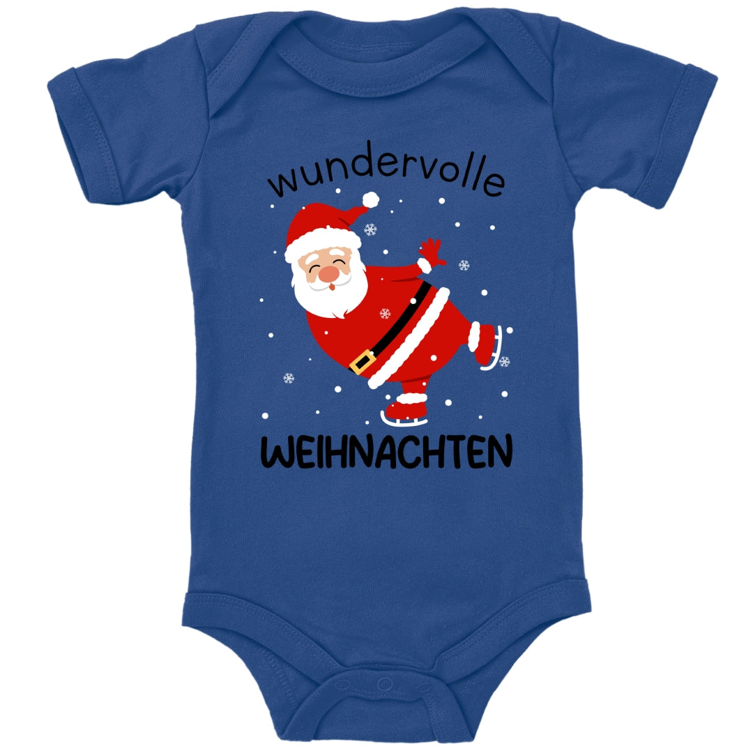 Wundervolle Weihnachten, Weihnachtsmann fährt Schlittschuh