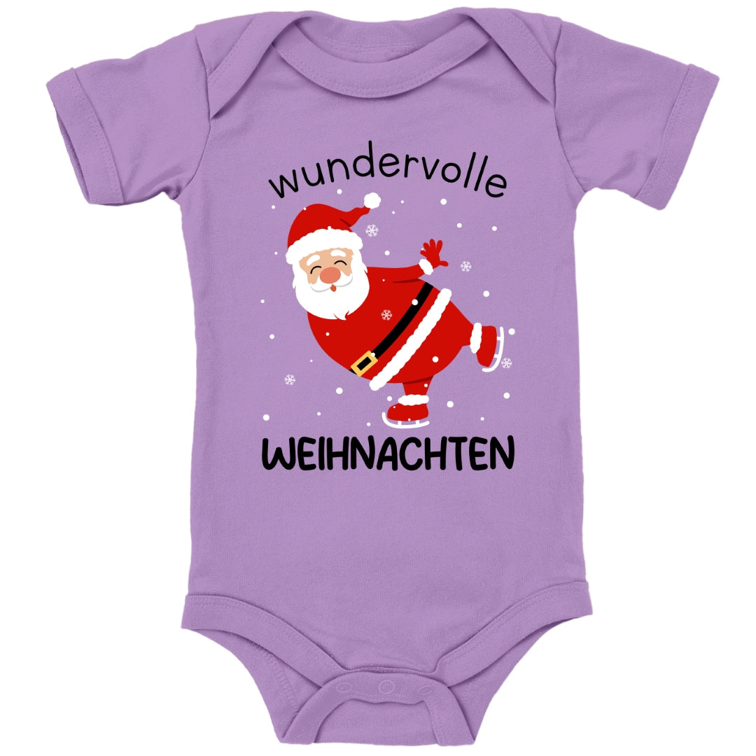 Wundervolle Weihnachten, Weihnachtsmann fährt Schlittschuh