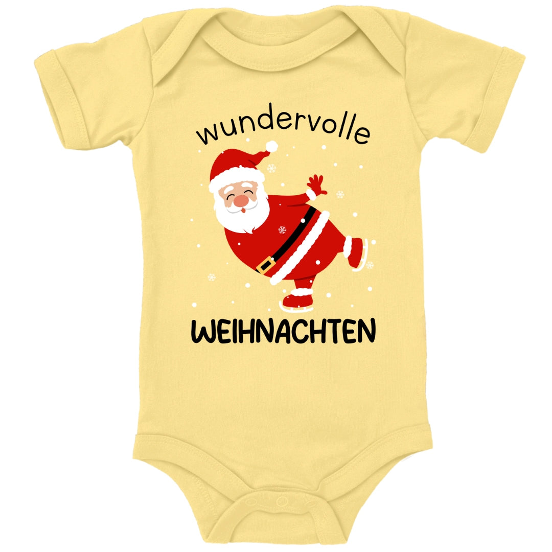 Wundervolle Weihnachten, Weihnachtsmann fährt Schlittschuh