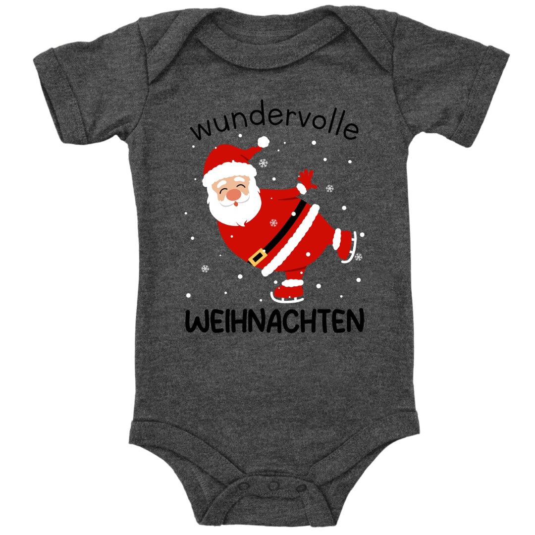 Wundervolle Weihnachten, Weihnachtsmann fährt Schlittschuh