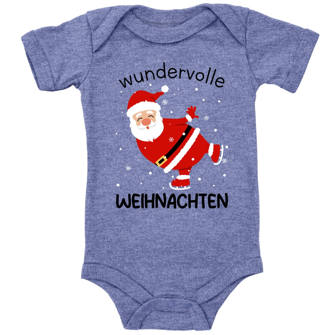Wundervolle Weihnachten, Weihnachtsmann fährt Schlittschuh