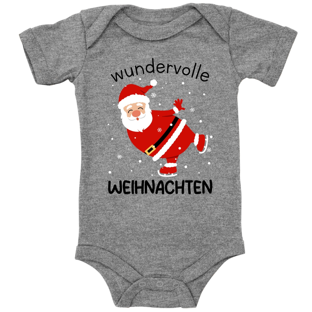Wundervolle Weihnachten, Weihnachtsmann fährt Schlittschuh