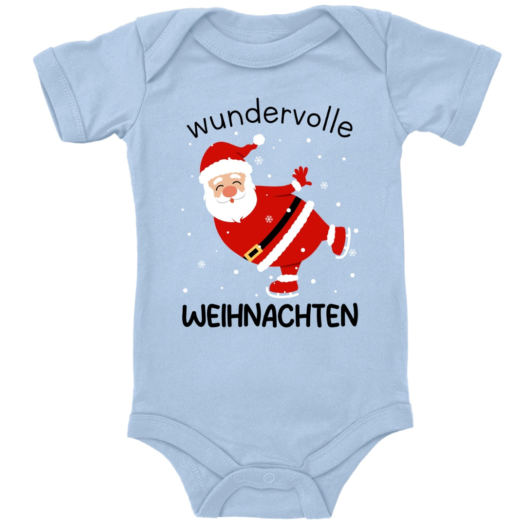 Wundervolle Weihnachten, Weihnachtsmann fährt Schlittschuh