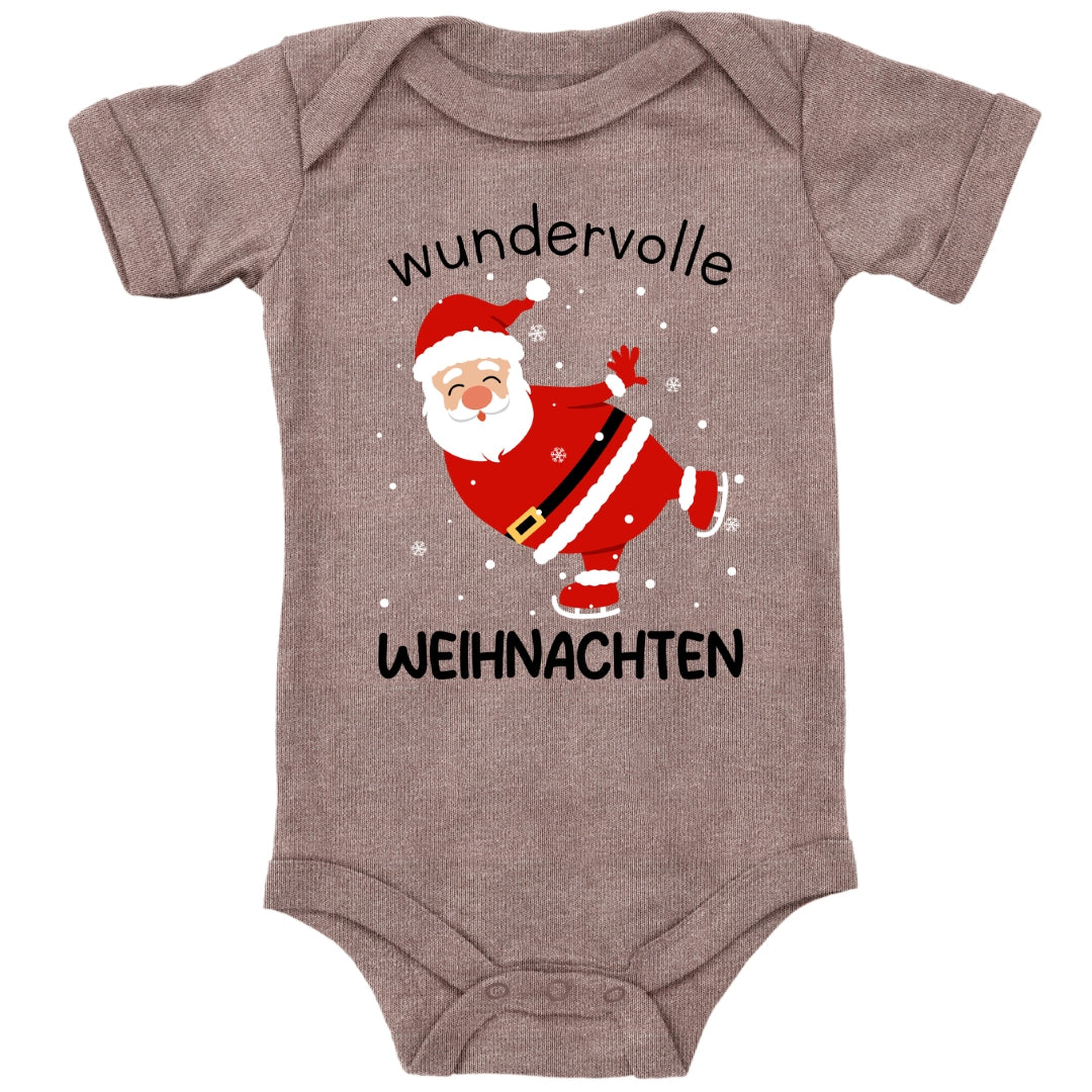 Wundervolle Weihnachten, Weihnachtsmann fährt Schlittschuh