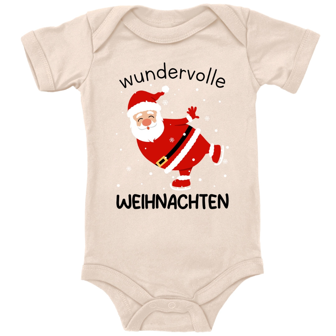 Wundervolle Weihnachten, Weihnachtsmann fährt Schlittschuh