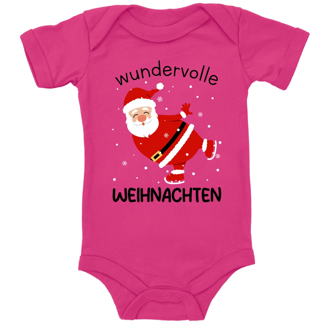 Wundervolle Weihnachten, Weihnachtsmann fährt Schlittschuh