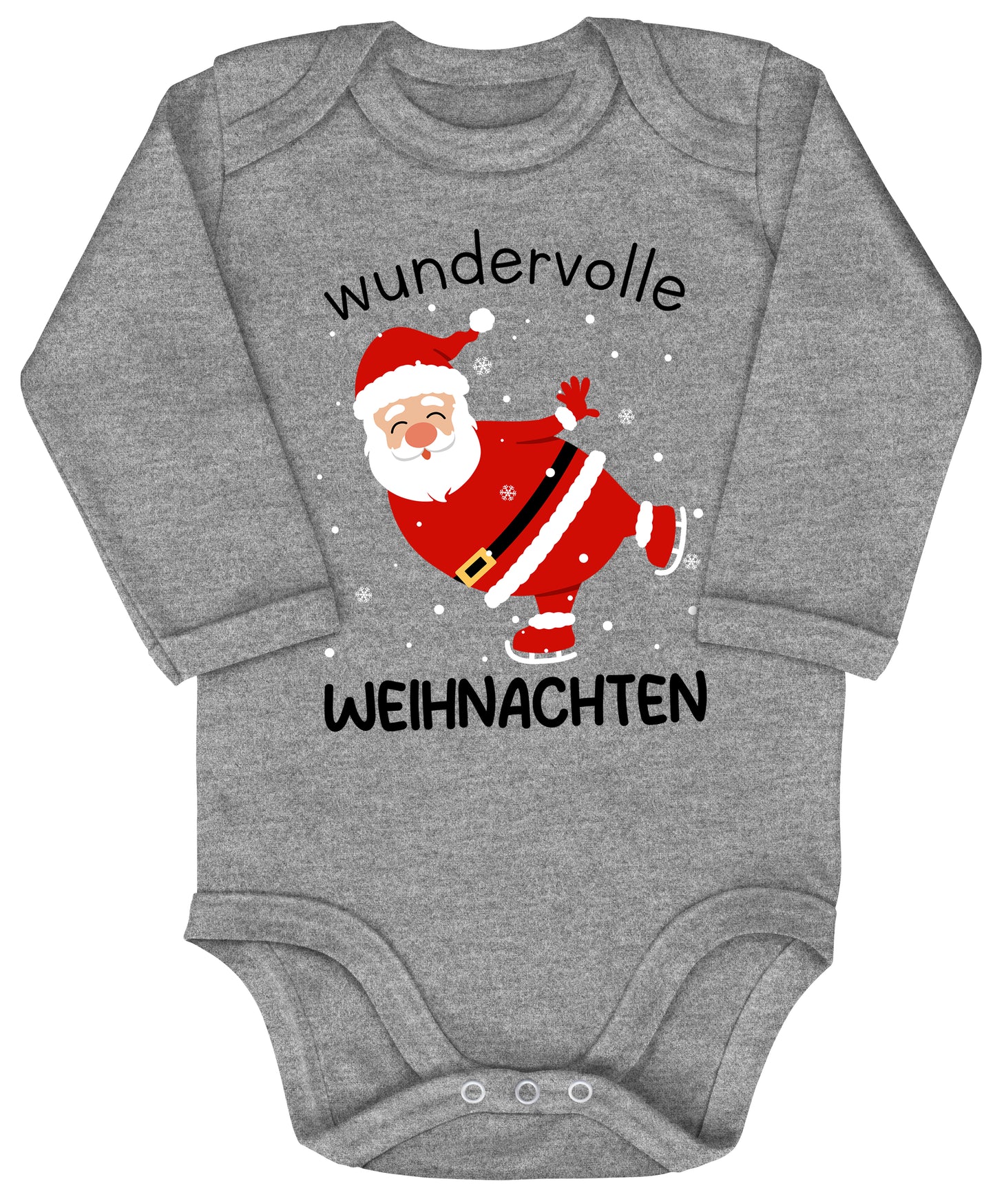 Wundervolle Weihnachten, Weihnachtsmann fährt Schlittschuh