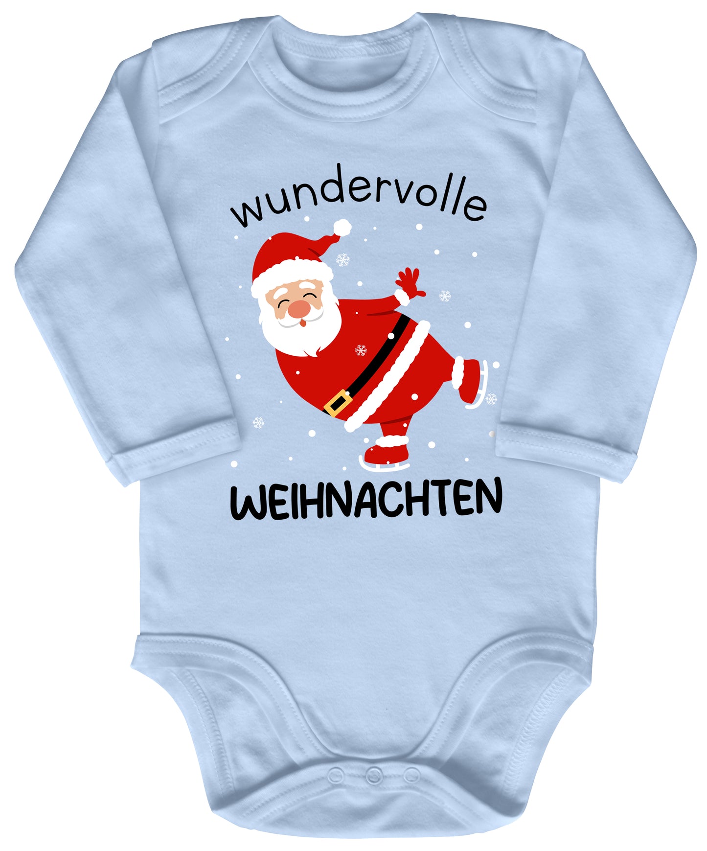 Wundervolle Weihnachten, Weihnachtsmann fährt Schlittschuh