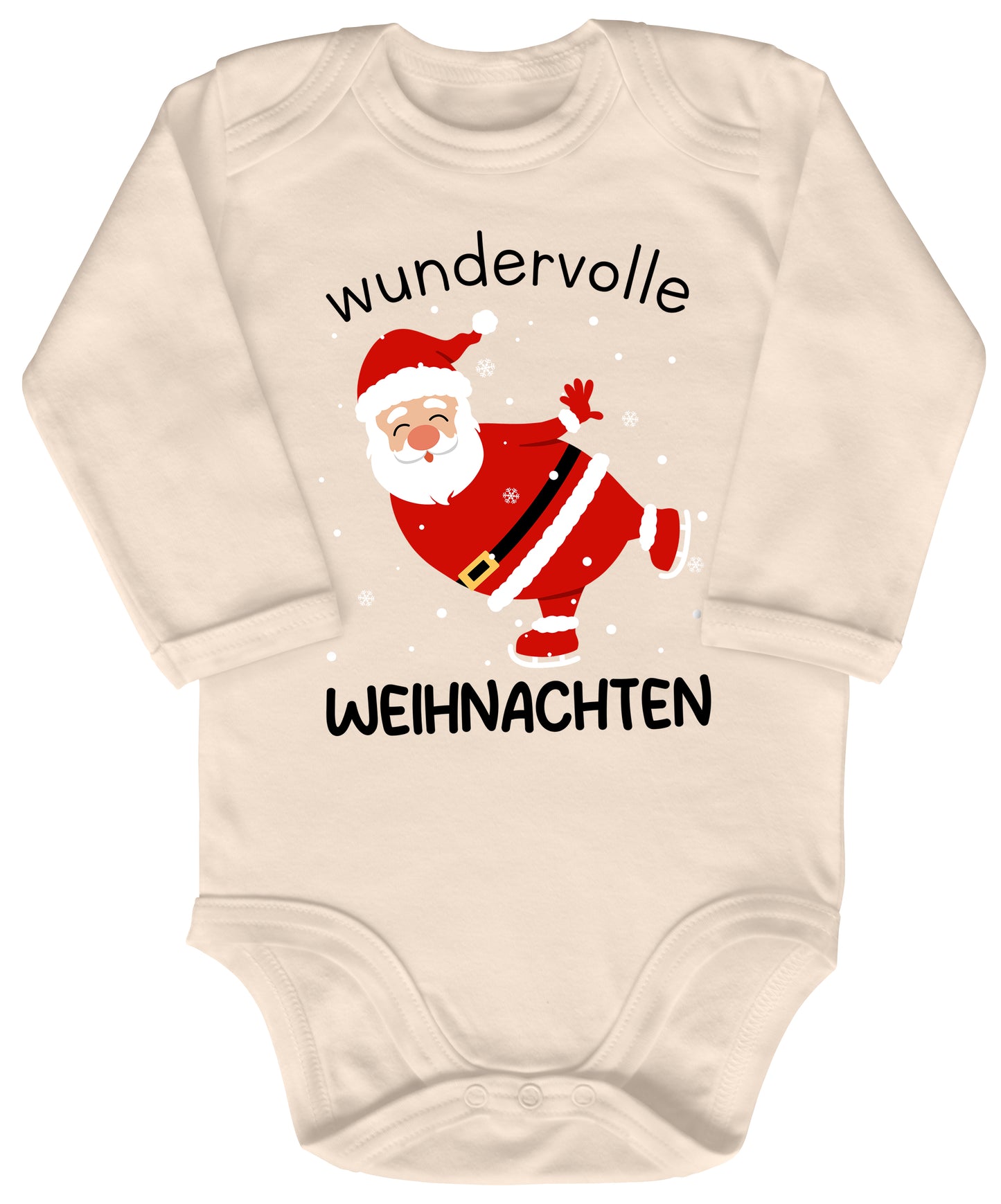 Wundervolle Weihnachten, Weihnachtsmann fährt Schlittschuh
