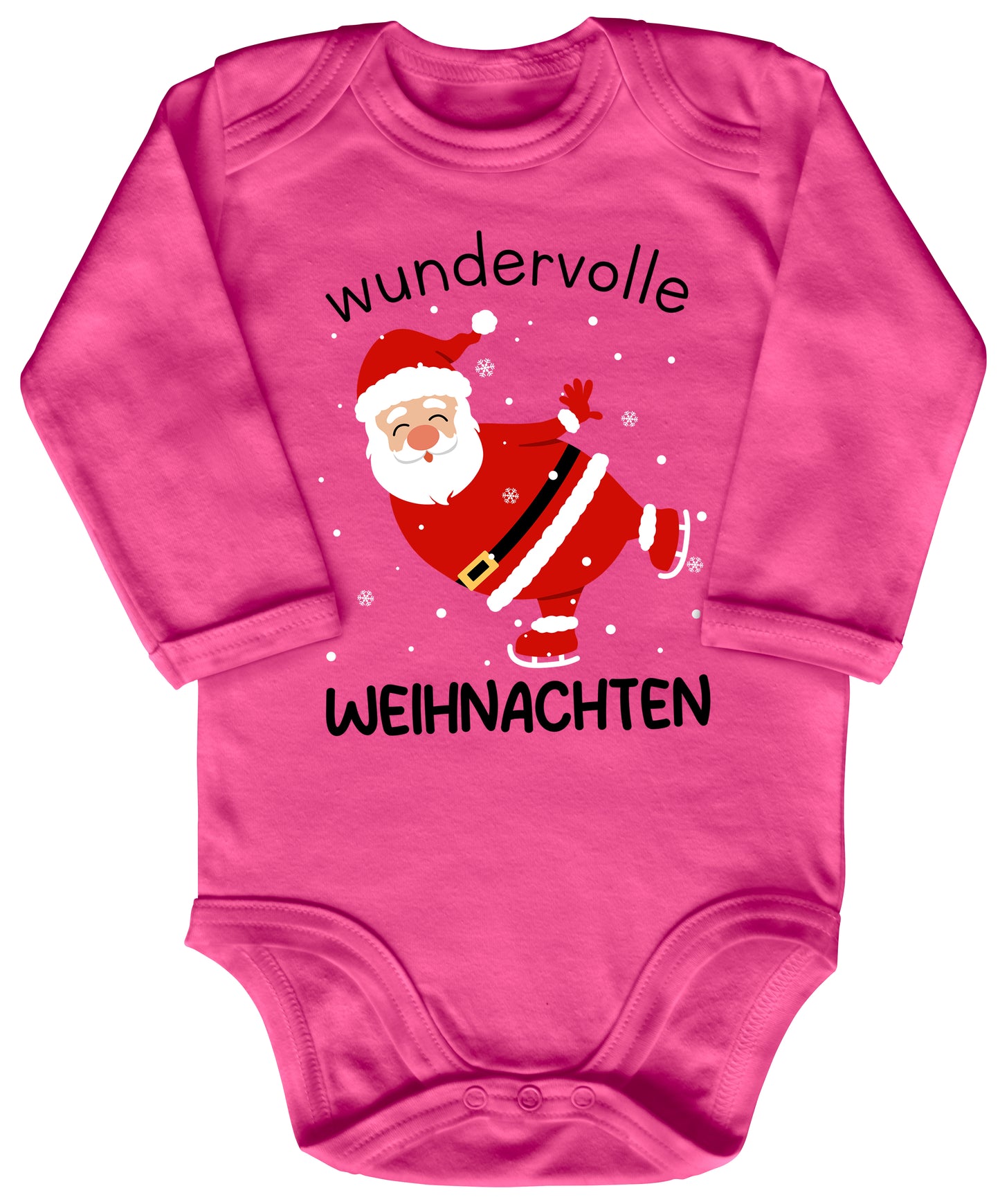 Wundervolle Weihnachten, Weihnachtsmann fährt Schlittschuh