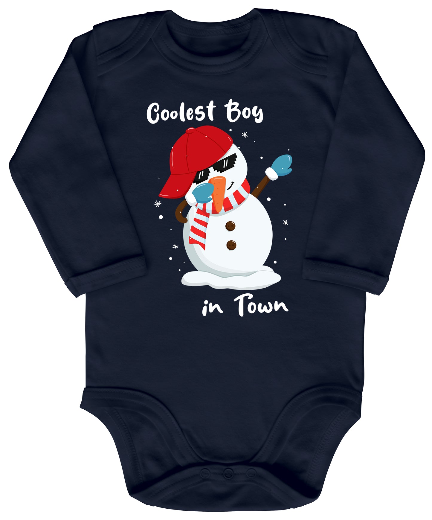 Coolest Boy in Town, Schneemann mit Sonnenbrille