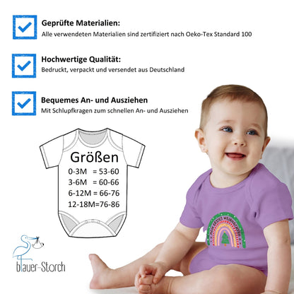 Mein erstes Weihnachten, Weihnachtsbogen, Regenbogen überm Tannenbaum