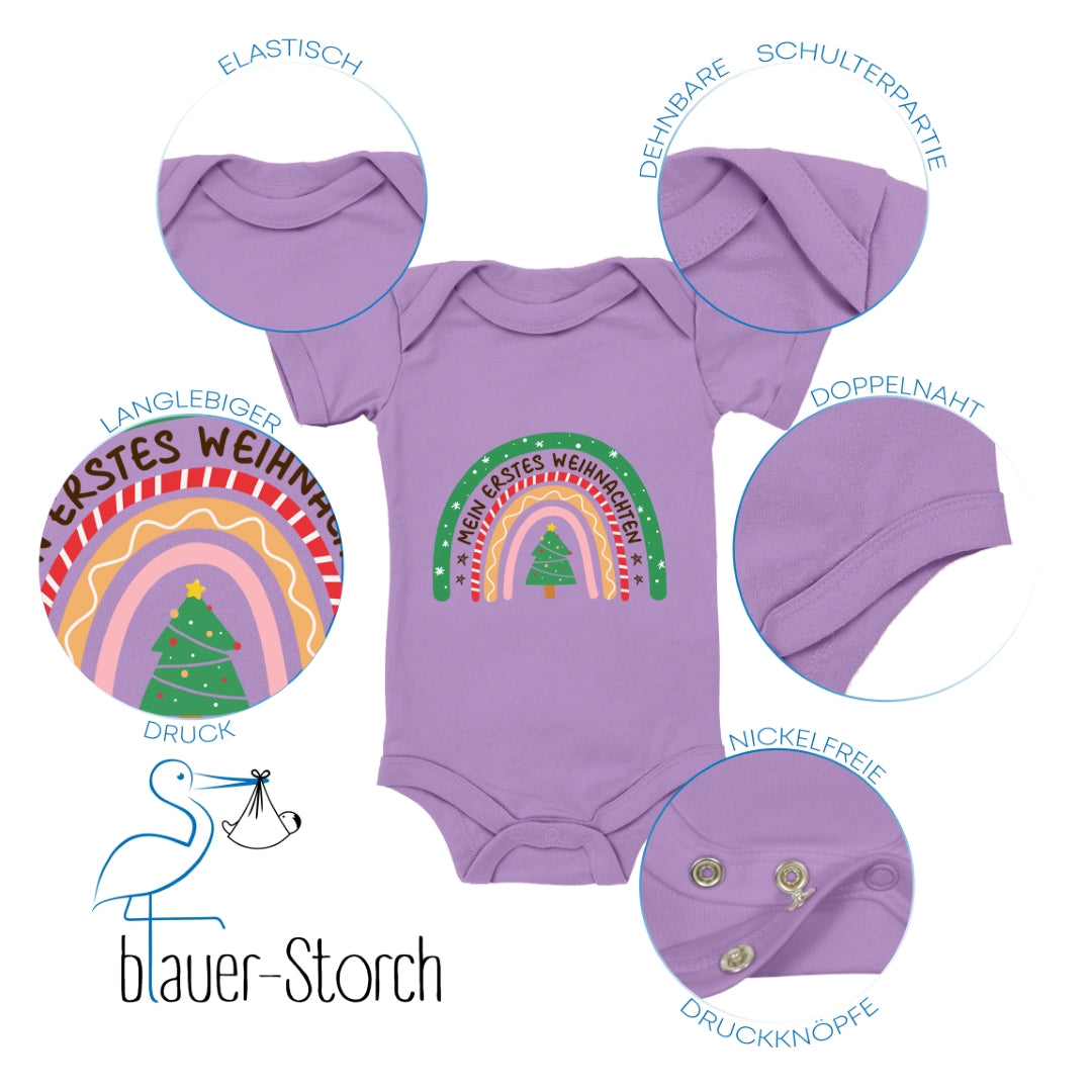 Mein erstes Weihnachten, Weihnachtsbogen, Regenbogen überm Tannenbaum