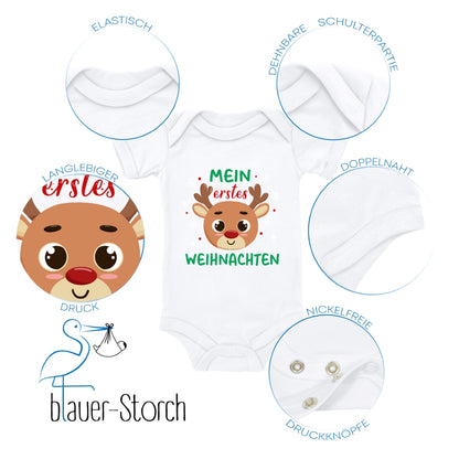 Mein erstes Weihnachten, niedliches Rentier