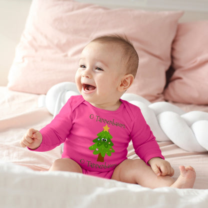 O Tannenbaum, niedlicher Weihnachtsbaum mit Christbaumkugeln