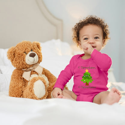 O Tannenbaum, niedlicher Weihnachtsbaum mit Christbaumkugeln