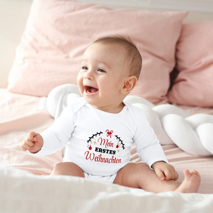 Mein erstes Weihnachten, Tannenzweige mit Christbaumkugeln