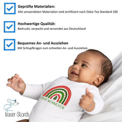 Frohe Weihnachten, weihnachtlicher Regenbogen