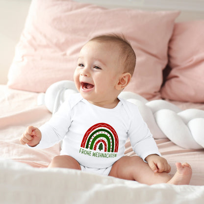 Frohe Weihnachten, weihnachtlicher Regenbogen