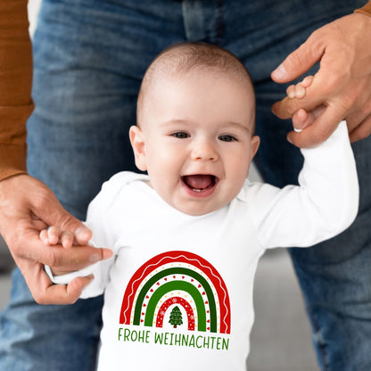 Frohe Weihnachten, weihnachtlicher Regenbogen