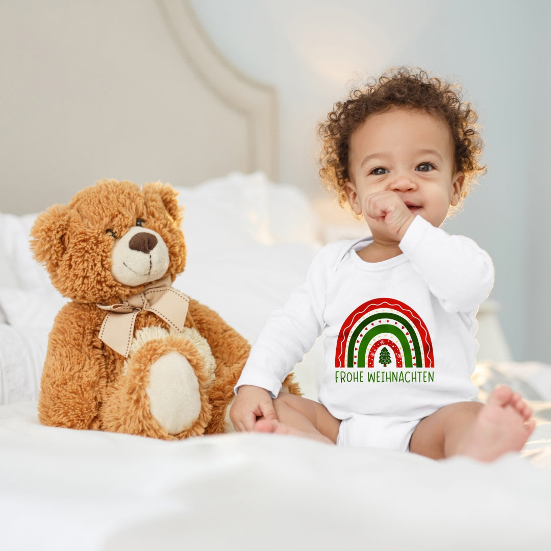 Frohe Weihnachten, weihnachtlicher Regenbogen