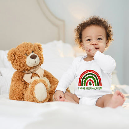 Frohe Weihnachten, weihnachtlicher Regenbogen