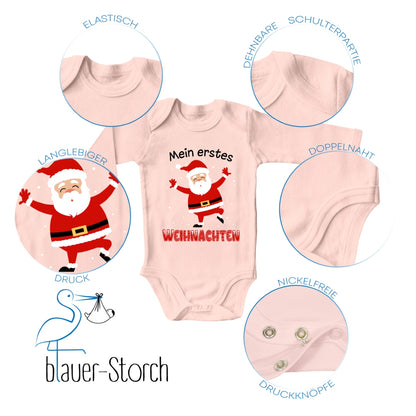 Mein erstes Weihnachten, Weihnachtsmann tanzt im Schnee