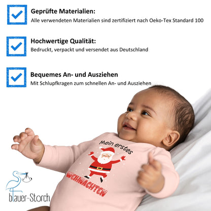 Mein erstes Weihnachten, Weihnachtsmann tanzt im Schnee