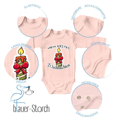 Mein erstes Weihnachten, brennende Kerze