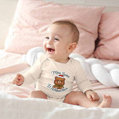 Mein erstes Weihnachten , Teddybär mit Weihnachtsmütze