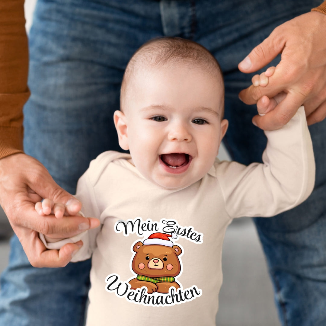 Mein erstes Weihnachten , Teddybär mit Weihnachtsmütze