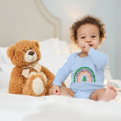 Mein erstes Weihnachten, Weihnachtsbogen, Weihnachtlicher Regenbogen überm Tannenbaum