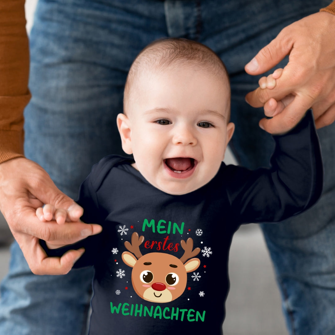 Mein Erstes Weihnachten Rentier mit Roter Nase