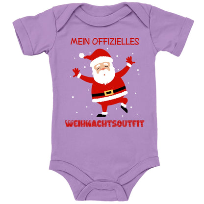 Mein offizielles Weihnachtsoutfit, fröhlicher Weihnachtsmann mit Schneeflocken
