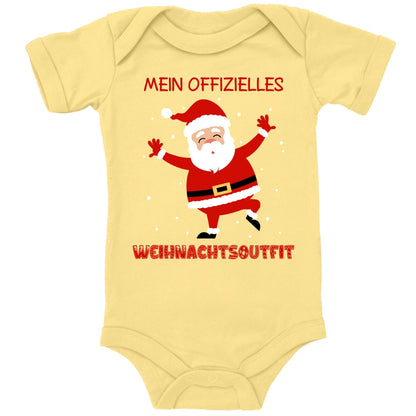 Mein offizielles Weihnachtsoutfit, fröhlicher Weihnachtsmann mit Schneeflocken