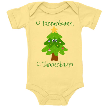 O Tannenbaum, niedlicher Weihnachtsbaum mit Christbaumkugeln