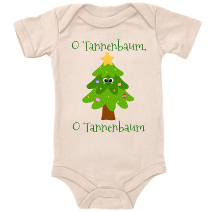 O Tannenbaum, niedlicher Weihnachtsbaum mit Christbaumkugeln