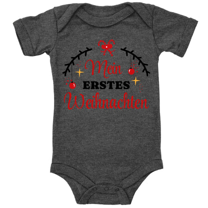 Mein erstes Weihnachten, Tannenzweige mit Christbaumkugeln