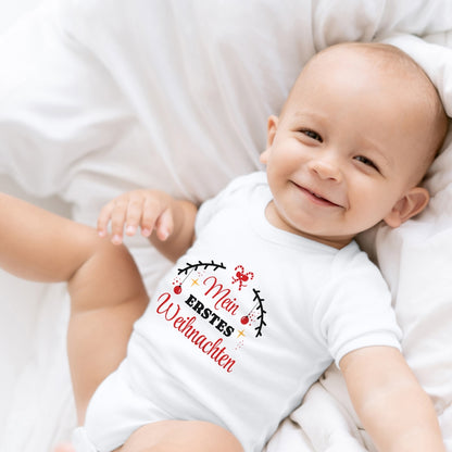 Mein erstes Weihnachten, Tannenzweige mit Christbaumkugeln