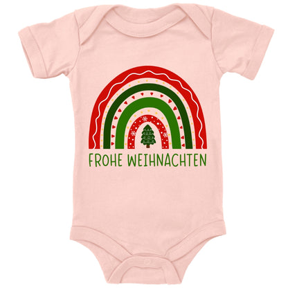 Frohe Weihnachten, weihnachtlicher Regenbogen