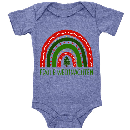 Frohe Weihnachten, weihnachtlicher Regenbogen