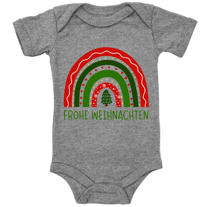 Frohe Weihnachten, weihnachtlicher Regenbogen