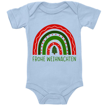 Frohe Weihnachten, weihnachtlicher Regenbogen