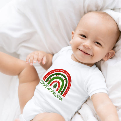 Frohe Weihnachten, weihnachtlicher Regenbogen