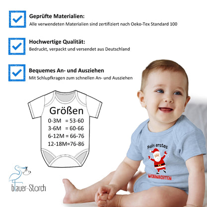 Mein erstes Weihnachten, Weihnachtsmann tanzt im Schnee