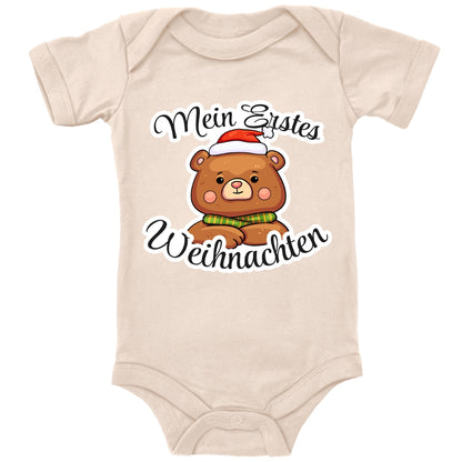 Mein erstes Weihnachten , Teddybär mit Weihnachtsmütze