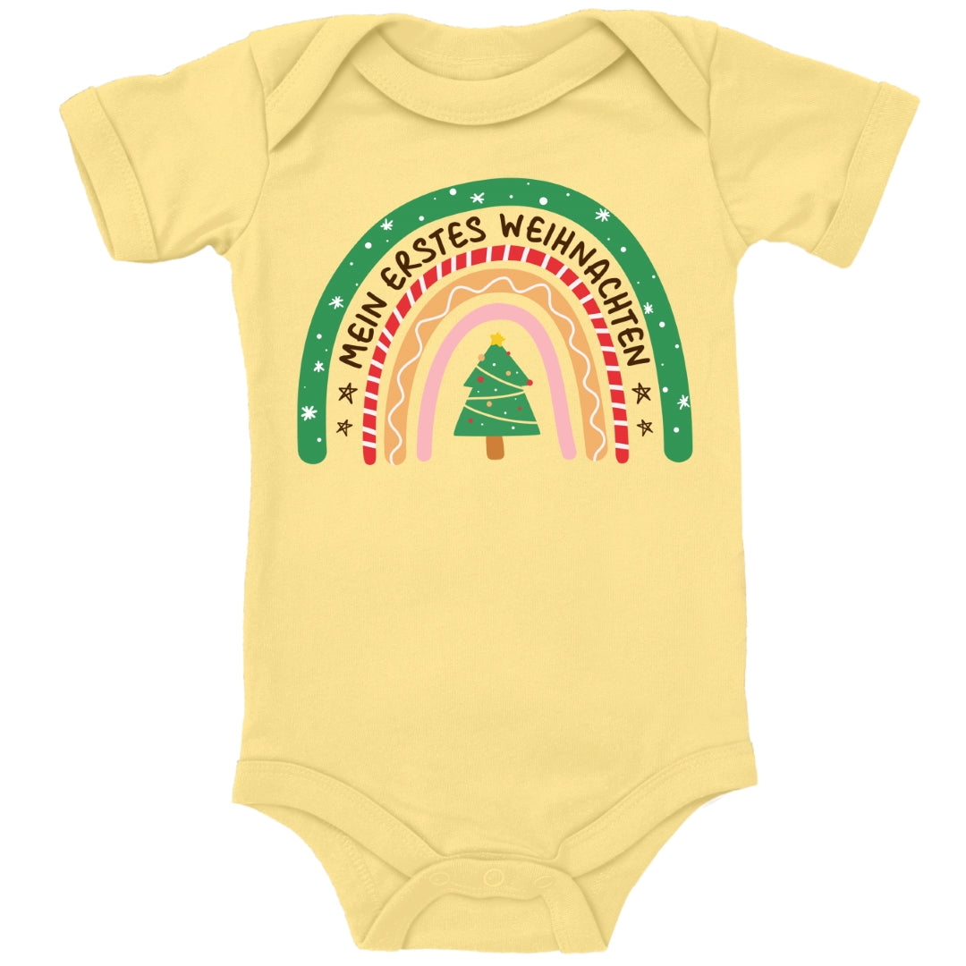 Mein erstes Weihnachten, Weihnachtsbogen, Regenbogen überm Tannenbaum
